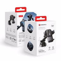 FORCELL F-GRIP Guardian automobilio laikiklis priekinio stiklo / prietaisų skydelio juodas