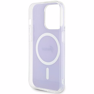 Guess GUHMP15XHITSU iPhone 15 Pro Max 6.7" violetinė/violetinė kietas dėklas IML Iridescent Magnetinis