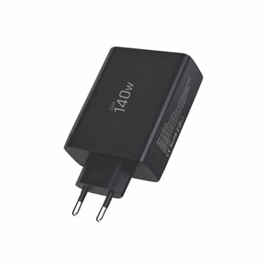 "Tech-Protect NC140W-GAN" 4 prievadų 140 W sieninis įkroviklis - juodas