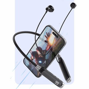 Dudao U5 Max Bluetooth Neckband belaidis ausinės - juodas