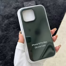 Dėklas "Silicone Plastic Pack" skirtas Apple iPhone 12 Pro Max tamsiai žalias (su įpakavimu)
