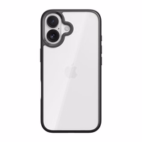 Rock Guard Lens Protection Series Dėklas for Iphone 17 skaidrus-juodas