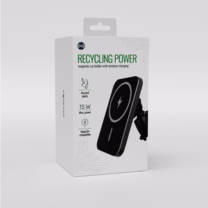Forever perdirbtas automobilinis laikiklis su indukciniu įkrovimu, suderinamas su MagSafe RUS138-MS-01