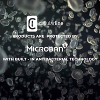 Cellularline Tetra Force Strong apsauga - Samsung Galaxy S24+ dėklas with MICROBAN coating (skaidrus)