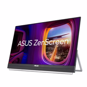 ASUS ZenScreen MB229CF kompiuterio monitorius 54,6 cm (21.5") 1920 x 1080 pikseliai „Full HD“ LED Juoda