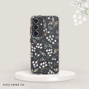 Ультратонкий антимикробный чехол Rifle Paper Co. для Samsung Galaxy S24+, с рисунком «Petite Fleurs»