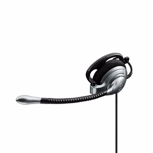 Проводная гарнитура Sennheiser SH 335 накладная для звонков / музыки чёрный, серебристый