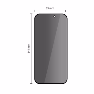 Tech-Protect Greito nustatymo Spy+ privatumo stiklas 2 rinkinys iPhone 14 Pro