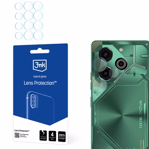 Hibridinis stiklas 3mk objektyvo apsauga Tecno POVA 6 Pro