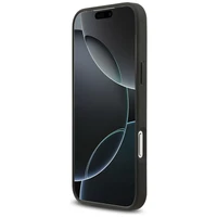 Mercedes Leather Vintage Logo MagSafe dėklas telefonui iPhone 17 Pro Max - smėlinas