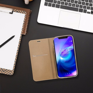 LUNA Book Gold dėklas telefonui SAMSUNG A53 5G auksinis