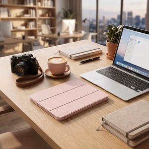 Tech-Protect SmartCase Pen dėklas su rašiklio laikikliu, skirtas Lenovo Idea Tab / K11 Gen. 2 11.0 TB-336 – rožinis