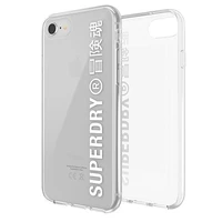 SuperDry Snap iPhone 6/6s/7/8/SE 2020 / SE 2022 Skaidrus dėklas baltas 41573