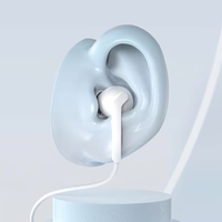 Dudao X3C+ laidinės USB-C įstatomos ausinės 1.2m - baltos