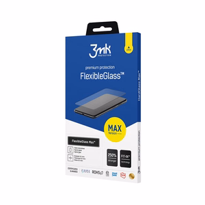 Apsauginis stiklas hibridinis 3mk FlexibleGlass Max™ skirtas Samsung Galaxy A50