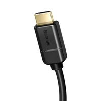 Baseus HDMI 2.0 kabelis 4K 60 Hz 3D HDR 18 Gbps 3 m juodas (CAKGQ-C01)