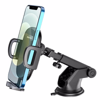 Automobilio laikiklis BH53 Windy su priekinio stiklo laikikliu juodas