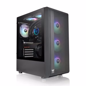Thermaltake S200 TG ARGB „Midi Tower“ Juoda