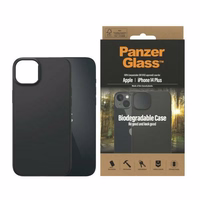 PanzerGlass Biodegraduojamas dėklas telefonui iPhone 14 Plus / 15 Plus - juodas