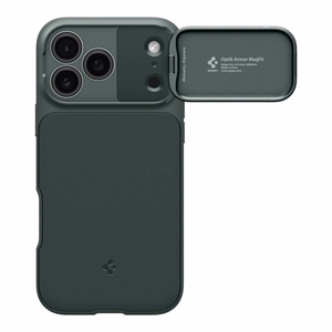 Spigen Optik Armor Magnetinis dėklas telefonui iPhone 17 Pro Max - žalias