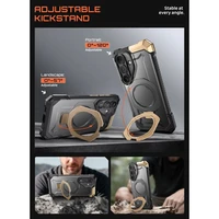 "Supcase UB Grip Mag MagSafe" dėklas "Samsung Galaxy S26" - juodos ir rudos spalvos