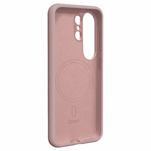 Etteri Silikoninis Mag dėklas for Samsung Galaxy S26 Ultra šviesiai rožinis