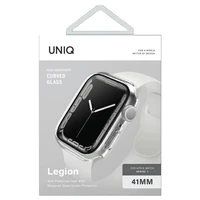 Uniq dėklas Legion Apple Watch Series 7/8/9 41mm skaidrus
