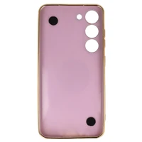 Dėklas telefonui Samsung Galaxy S23 dizainas 4 rožinis