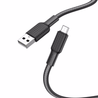 Kabelis USB-A į Micro USB Hoco 2,4A 1 m X69 - juodas/baltas