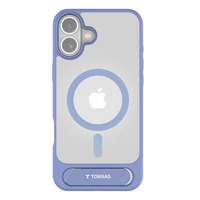 Torras Pstand Series dėklas iPhone 16 (mėlynas)