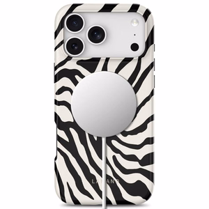 Tech-Protect Lamano MagSafe dėklas iPhone 18 Pro Max / 17 Pro Max, baltas ir juodas