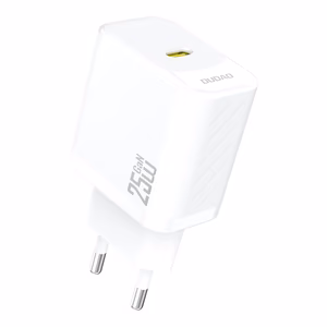 Dudao A27 25W GaN USB-C sieninis įkroviklis - baltas