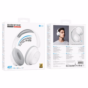 Borofone BO39 Melotide Bluetooth ausinės, baltos