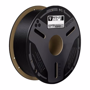 ELEGOO PETG-CF anglies pluošto filamentas (spalva: juoda) 0.5 kg