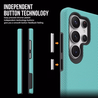 Dėklas Perfectionists Triangle Case Samsung S928 S24 Ultra žalias