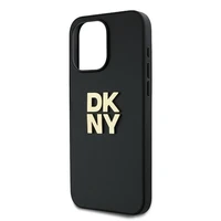DKNY Dėklas telefonui su dirželiu ir logotipu iPhone 15 Pro Max - juodas