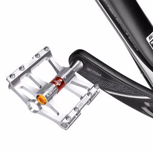 Rockbros JT410 4.10 dviračio pedalai su 4 guoliais – sidabriniai