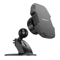 Borofone Automobilio laikiklis BH111 Adelante magnetinis su lipnią baze juodas