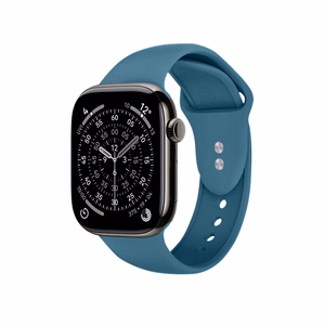 Crong Liquid dirželis, skirtas Apple Watch 44 / 45 / 46 / 49 mm, tamsiai mėlynas