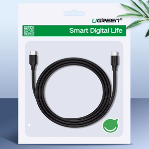 Ugreen US286 USB-C - USB-C 3A 480Mb/s laidas 3m juodas