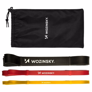 Wozinsky WGO-3 lateksinės pasipriešinimo gumos - 3 vnt.