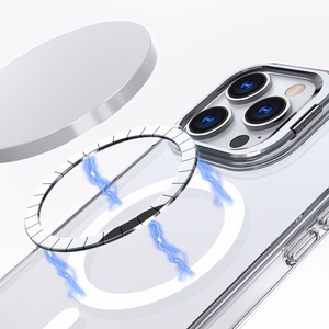 Tech-Protect MagStand MagSafe dėklas iPhone 16 Pro - skaidrus