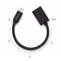 Wozinsky WOTGY1S USB-C 3.0 (vyriškas) - USB-A 3.0 (moteriškas) OTG adapteris - juodas