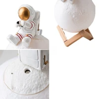 Moon table lamp / humidifier ASTRONAUT sitting Art Deco (model 5) AFSH