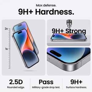 Tech-Protect Quick Set+ 2 vnt. grūdintų stiklų rinkinys, skirtas iPhone 18 Pro Max / 17 Pro Max