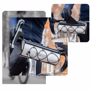 Rockbros TL002 ROAD TO SKY 1.5L Waterproof Handlebar Bike Bag - White