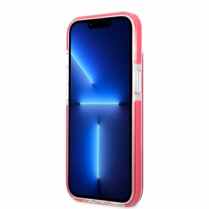 KARL LAGERFELD KLHCP13STPECPI IPHONE 13 MINI 5.4 "DĖKLAS FUCHSIA/FUSCHIA CHOUPETTE HEAD