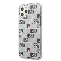 US Polo USHCP12MPCUSPA6 iPhone 12/12 Pro 6,1" dėklas telefonui - baltas Logo Mania Collection