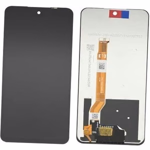 Ekranas Realme C65 4G/5G/C75 5G/Oppo A60 4G/5G/A40/A80/A5 4G/5G/A5 Pro 4G/5G/A5x 4G su lietimui jautriu stikliuku Black ORG