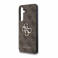 Guess 4G Big Metal Logo dėklas telefonui Samsung Galaxy A35 - rudas